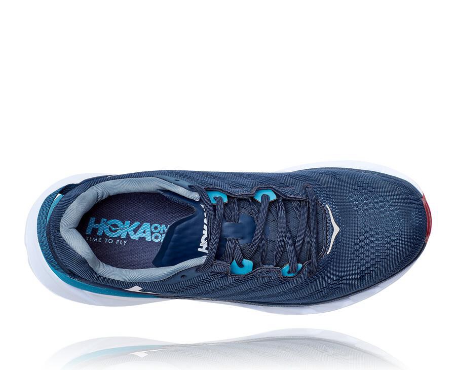 Tenis Hoka One One Masculino Azul Marinho/Branco - Elevon 2 - 659-QSFKAJ